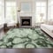 Homeroots 9' X 12' Artichoke Green And Emerald Abstract Washable Indoor Outdoor Area Rug 577155 - alternate 5