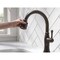 Delta Cassidy Single Handle Pull-Down Kitchen Faucet with ShieldSpray Technology 9197-RB-DST - alternate 6