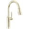 Delta Renaldi Single Handle Pull-Down Kitchen Faucet Lumicoat Polished Nickel 9184-PN-PR-DST - alternate 1
