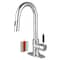 Kingston Brass Single-Handle Pull Down Sprayer Bar Faucet, Polished Chrome LS2461DKL - alternate 1