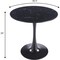 Leisuremod Bristol Round MDF Dining Table - Pedestal Base Kitchen Table, Modern Style BTBL-B40BLMT - alternate 8