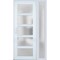 Vdomdoors Front Exterior Prehung FiberGlass Door Frosted Glass / Manux 8002 White Silk / Sidelight Exterior W MANUX8002EXD-WS-W36+12 x H80-RH - alternate 6