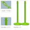 Mr. Chain Safety Green Medium Duty Stanchion & Chain Kit (2-Pack) 71114-2 - alternate 1
