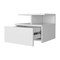 Homeroots 12" Wood One Drawer Floating Nightstand 518169 - alternate 5