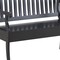 Homeroots 42in Black Solid Wood Distressed Storage Bench With Flip Top 733249 - alternate 8
