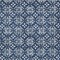Homeroots 5' X 8' Navy Blue And Ivory Floral Washable Indoor Outdoor Area Rug 595974 - alternate 8