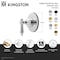 Kingston Brass Single-Handle Six-Way Diverter Valve with Round Trim Kit, Polished Nickel KS4036BAL - alternate 2