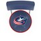 Holland Bar Stool Co 30" Chrome 2-Ring Columbus Blue Jackets Swivel Bar Stool, Back L7C430ColBlu - alternate 4