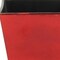 Homeroots 5in Red Recycled Plastic Indoor Outdoor Square Pot Planter 488260 - alternate 4
