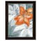 Homeroots Tiger Lily in Orange 2 Black Framed Print Wall Art 405526 - alternate 1