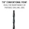 Drill America 5/32" HSS Black Oxide Jobber Length Drill Bit, Flute Length: 2" DWDN5/32 - alternate 6