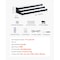 Vevor LED Lighted Liquor Bottle Display Home Bar Shelf 3 Tiers 60 inches Acrylic TYJJ-3A-60 - alternate 6