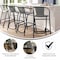 Flash Furniture Lila  Commercial Grade Gray Rattan Indoor-Outdoor Restaurant Barstool, PK4 4-SDA-AD632032R-GY-GG - alternate 17