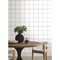 York Wallcoverings La Vitre Plaid Carbon Black Wallpaper ZM2854 - alternate 5