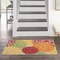 Homeroots 3' X 5' Green Orange and Red Indoor Outdoor Area Rug 521643 - alternate 8