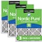Nordic Pure 24x30x2 Plus Carbon Pleated Air Filter, High Capacity, MERV 13, 3 PK 24x30x2M13+C-3 - alternate 1