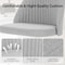 Yssoa Simple Deluxe Armless Office Desk Chair, Modern Cute Swivel Vanity Chair Comfy Home Office Chairs w 3A88HKCHAIROFFICEGRY01 - alternate 6