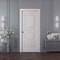 Sartodoors Sliding Pocket Door 28x96 inches White Solid Core Modern Interior ROYAL9855PD-EMAL-2896 - alternate 1