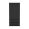 Homeroots 71" Black Wood Two Door Two Drawer Combo Dresser 520129 - alternate 1