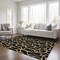 Homeroots 8' X 10' Black And Gold Geometric Washable Indoor Outdoor Area Rug 599181 - alternate 9