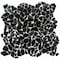Apollo Tile Black 11.2 in x 11.2 in Glass Glossy, Matte Floor and Wall Mosaic Tile 4.36 sqft/case, 5PK APLGEM881A - alternate 1