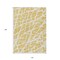 Homeroots 10' X 14' Gold and White Abstract Washable Non Skid Indoor Outdoor Area Rug 559270 - alternate 9