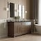 James Martin Vanities Brookfield 72" Double Vanity, Pecan, w/ 3 CM Phantome Eclos Top 547-V72-PCN-3PHT - alternate 8