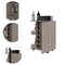 Homeroots Light Gray Rolling Bar Cart With Wine Storage 477743 - alternate 3