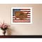 Homeroots American Flag USA Map White Framed Print Wall Art 405212 - alternate 4