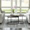 Homeroots Set of Two 32" Gray And Black Concrete And Metal Round Nested Coffee Tables 520635 - alternate 8