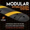Xpose Safety Rubber Speed Bump 72inL x 12inW x 2inH, 24PK RSH-6-24-X - alternate 6