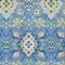 Homeroots 8' X 10' Blue Green And Orange Oriental Washable Indoor Outdoor Area Rug 597677 - alternate 9