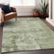 Homeroots 8' X 10' Olive Green And Ivory Abstract Washable Indoor Outdoor Area Rug 602734 - alternate 9