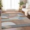 Homeroots 9' X 12' Brown Ivory And Mauve Geometric Washable Indoor Outdoor Area Rug 616734 - alternate 9