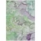 Homeroots 8' X 10' Green Abstract Washable Non Skid Indoor Outdoor Area Rug 559183 - alternate 9