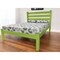 Homeroots Lime Green Solid Wood Twin Bed Frame 546741 - alternate 1