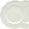 Homeroots White Four Piece Round Scallop Stoneware Service For Four Salad Plate Set 483505 - alternate 9