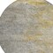 Homeroots 8' Gray Round Abstract Washable Indoor Outdoor Area Rug 608827 - alternate 8