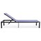Leisuremod Marlin Patio Chaise Lounge Chair with Black Aluminum Frame, Navy Blue, 2PK MLBL-77NBU2 - alternate 10
