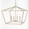 Jonathan Y Gatsby 23" 4-Light Adjustable Iron Rustic Glam LED Pendant, Antiqued White JYL7520A - alternate 12