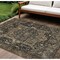Homeroots 10' X 14' Brown Medallion Washable Indoor Outdoor Area Rug 608033 - alternate 1