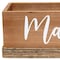 Homeroots 6" Brown Wood Cube or Bin 661206 - alternate 5
