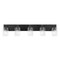 Jonathan Y Irving 36" 5-Light Seeded Glass/Iron Modern Contemporary LED Vanity Light, Black JYL7620B - alternate 1