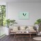 Trademark Fine Art Outdoor Canvas Art - Annie Warren  'Sherbet Flamingos I' Wall Art for Patios, or Gardens WAG35153-OC2232WR - alternate 7