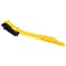 Rubbermaid Commercial Synthetic-Fill Tile & Grout Brush, 8 1/2" Long, Yellow Plastic Handle FG9B5600BLA - alternate 1