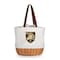 Picnic Time Family Of Brands NCAA Army Black Knights Coronado Canvas and Willow Basket Tote - Picnic Bag 203-00-187-764-0 - alternate 1