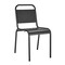 Homeroots Set of Two Black Aluminum Dining Side Chairs 653938 - alternate 8