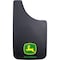 Plasticolor MUD FLAPS Universal 11 Inch x 19 Inch Set Of 2 Flat TrueColor John Deere Logo 000537R01 - alternate 1