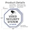 Signmission Video Security System 24 Hour, 10 inch X 10 inch, Aluminum Metal Signs, 2PK OC-A-2PACK-10-4 - alternate 6