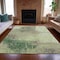 Homeroots 5' X 8' Artichoke Green And Ivory Abstract Washable Indoor Outdoor Area Rug 632018 - alternate 8